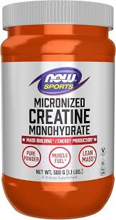 Vitamins & Supplements, NOW MICRONIZED CREATINE POWDER 500G